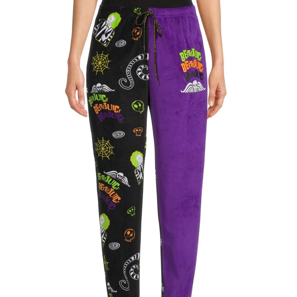 New with tags Beetlejuice Pajama Bottoms Size 2X (18W-20W) Halloween